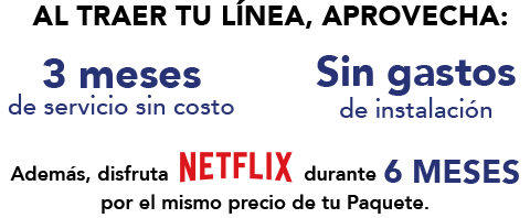 Al cambiarte a Telnor, Netflix va por nuestra cuenta durante seis meses Telnor es más que internet para tu negocio